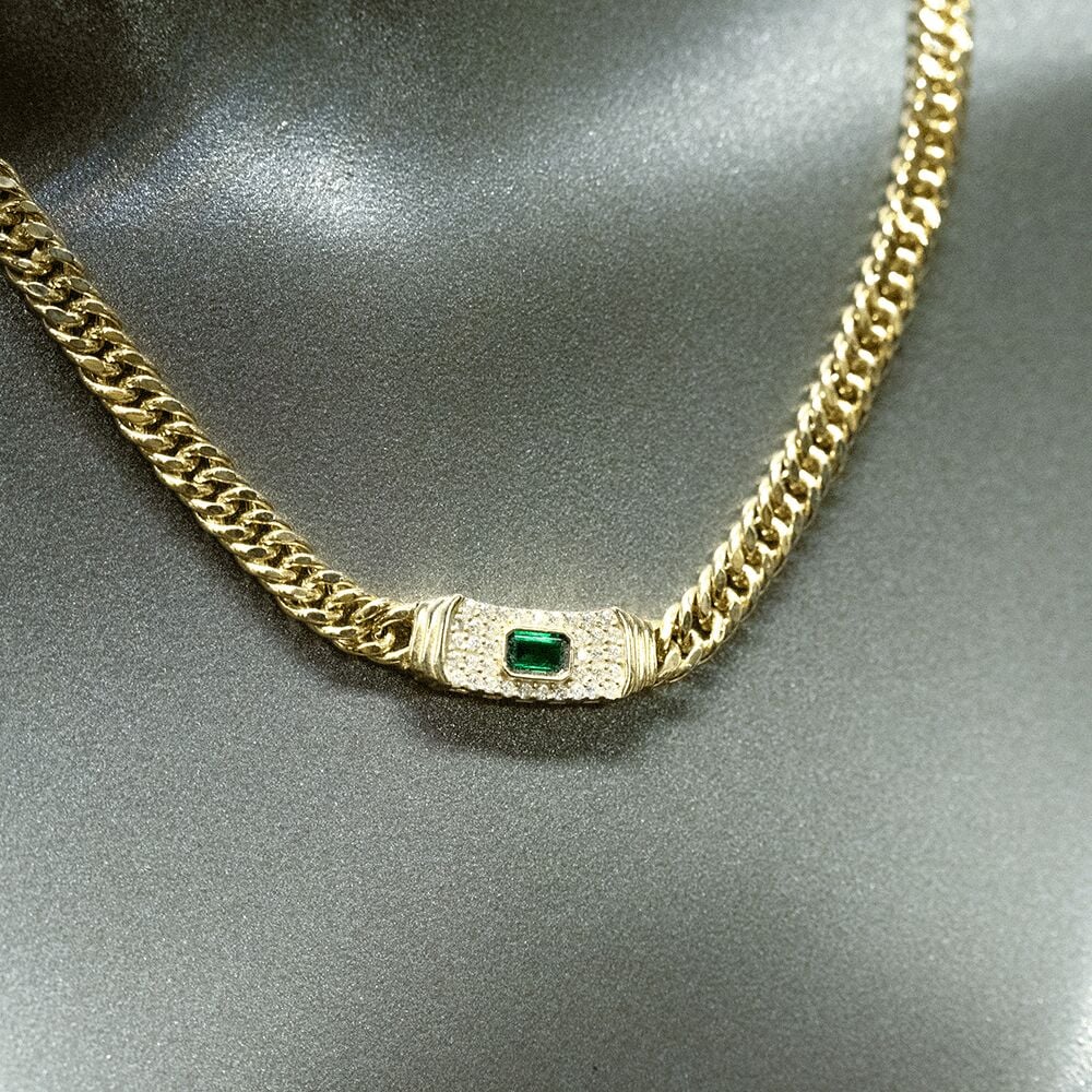 14 Ayar Derin Kesim Altın Gerdanlık