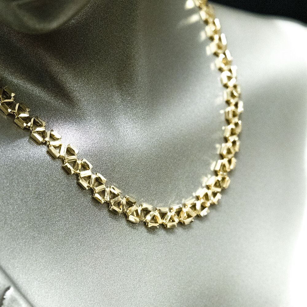 14 Ayar Asalet Tahtı Altın Gerdanlık