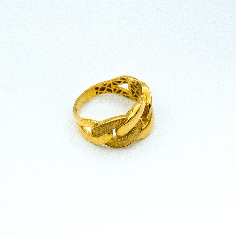 22 Ayar Zamanın Yankısı Altın Yüzük