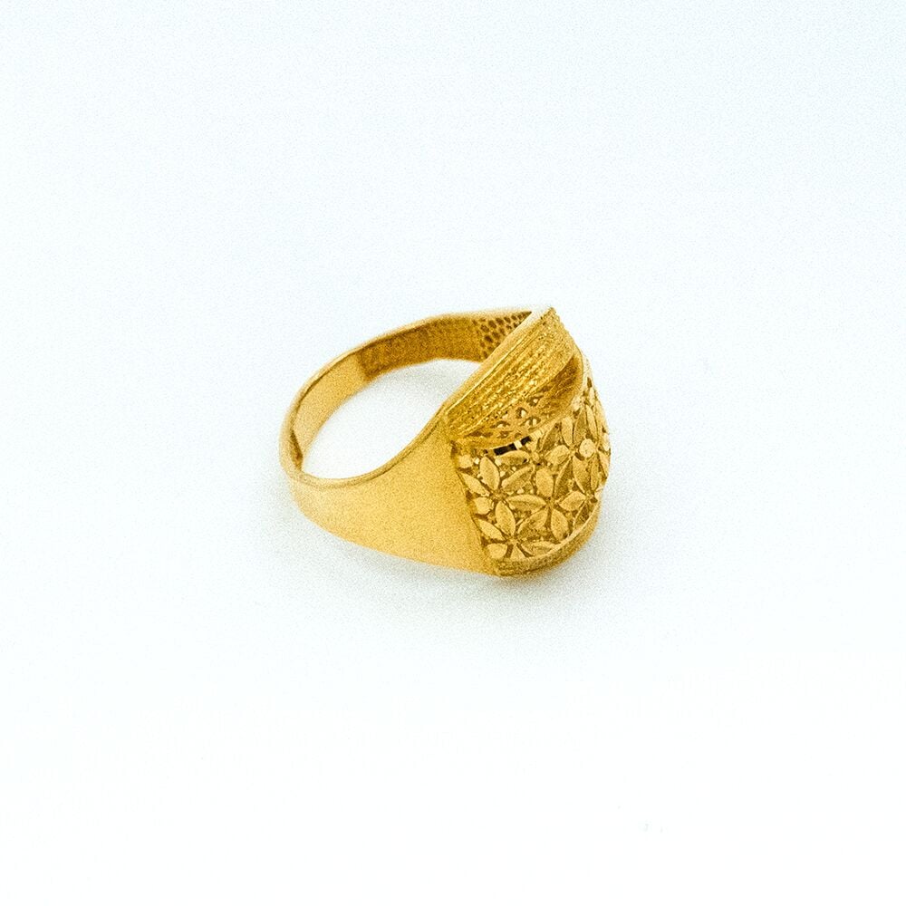 22 Ayar Sonsuz Taç Altın Yüzük