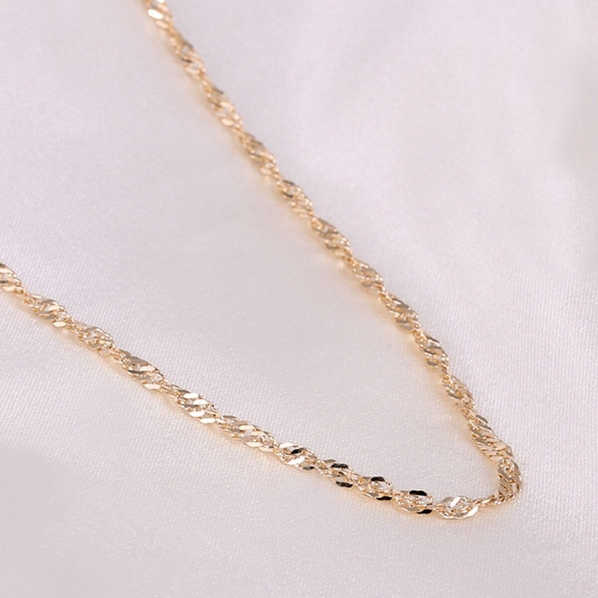 14 Ayar Singapur Altın Kolye