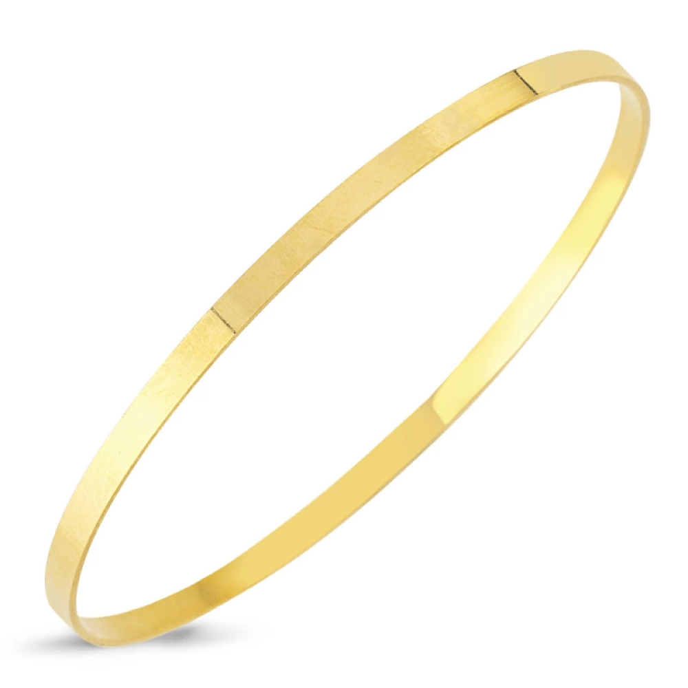 22 Ayar Düz Kibrit Çöpü Gold Altın Bilezik 30 Gr