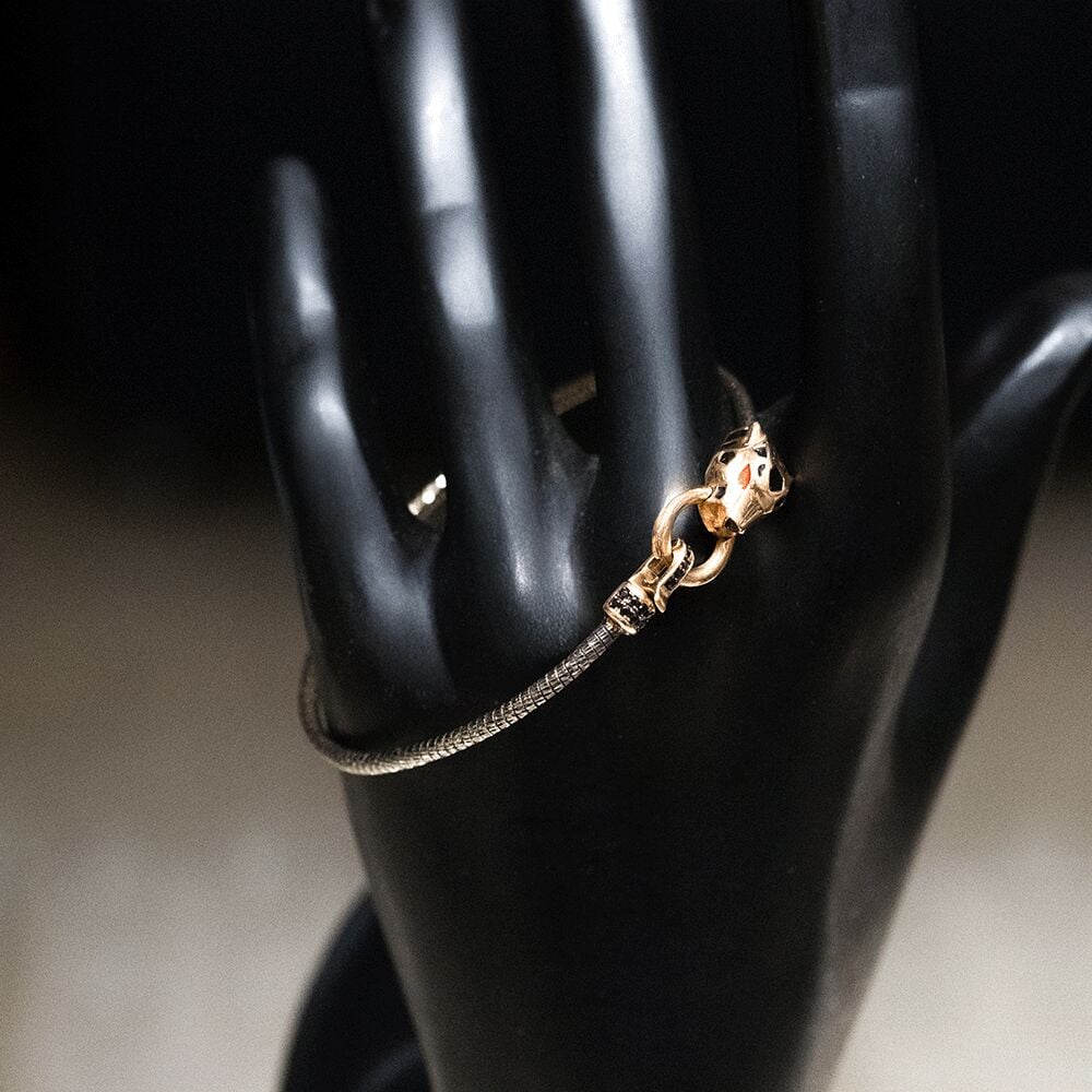 14 Ayar Kısa Kol Erkek Altın Bileklik