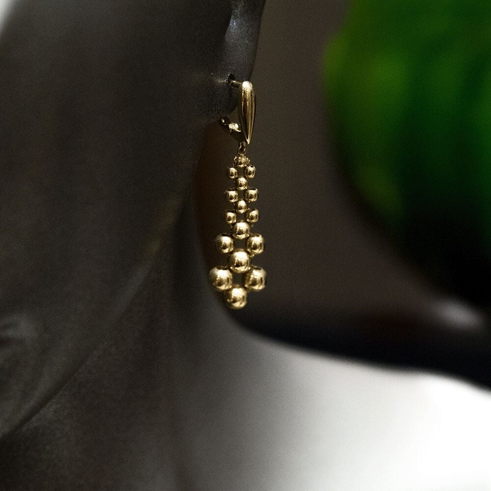 14 Ayar Dar Kalıp Altın Küpe