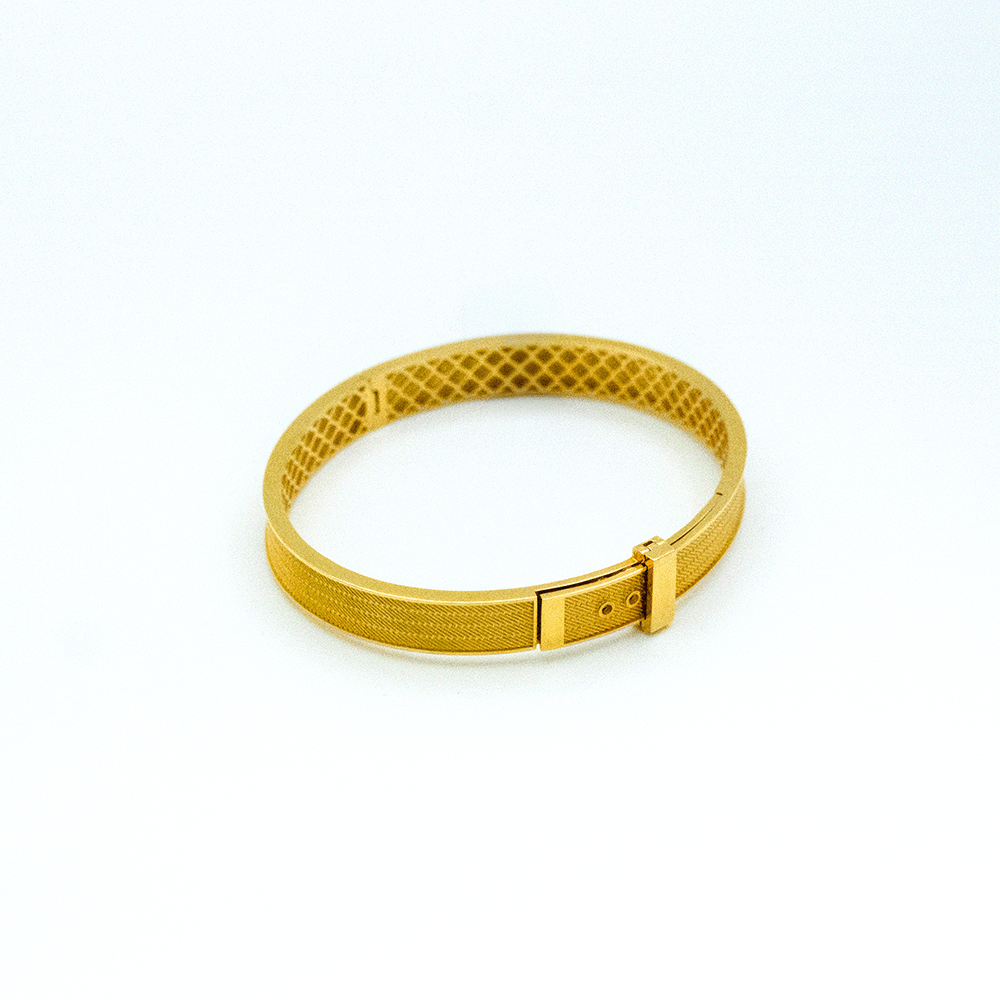 14 Ayar Luks Bahar Kelepçe Altın Bileklik