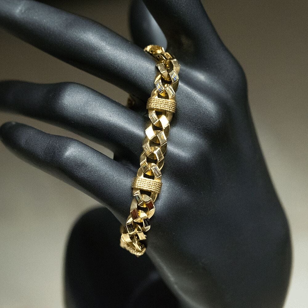 14 Ayar Yıldız Pırıltı Altın Bileklik