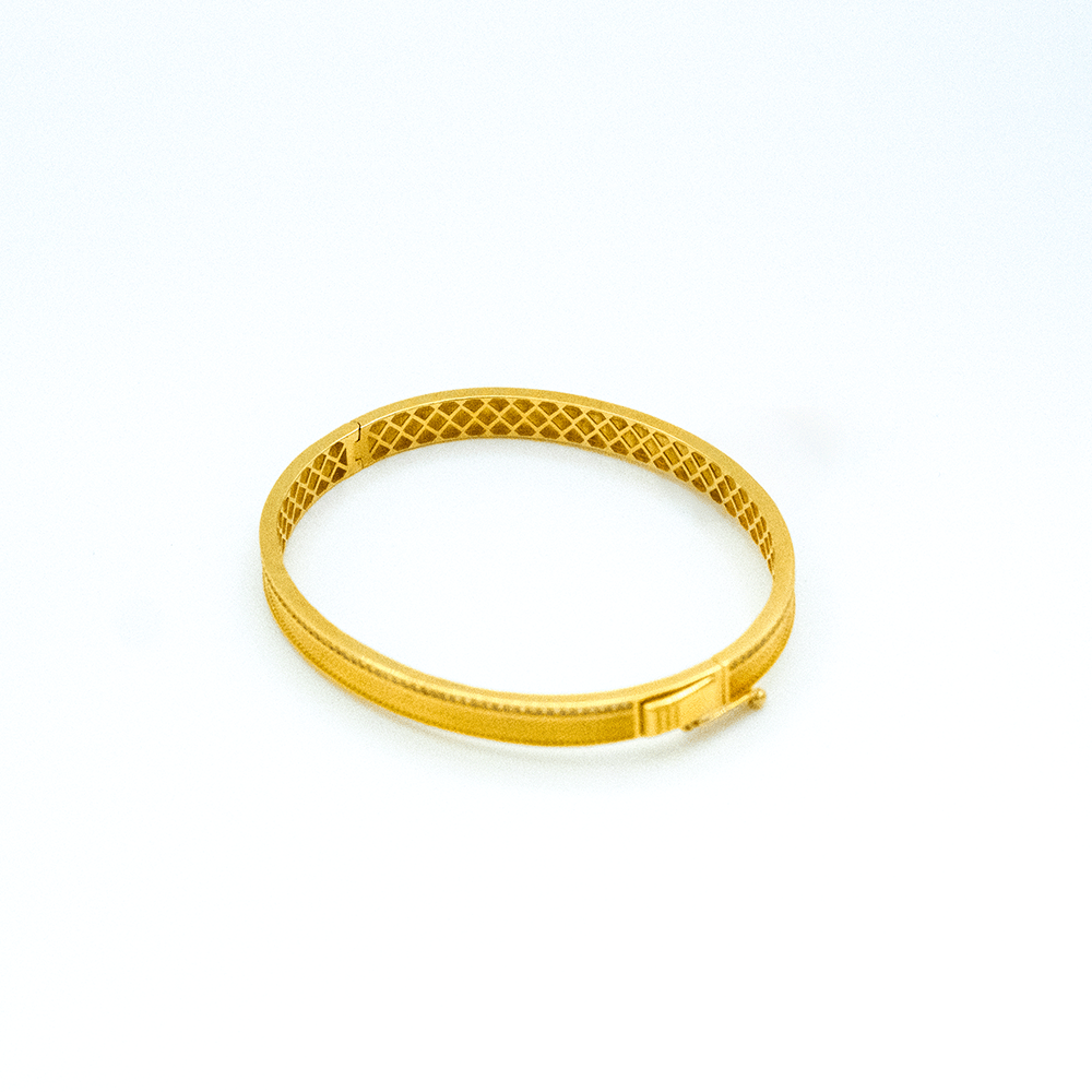 14 Ayar Zeytin Dokunuşu Kelepçe Altın Bileklik