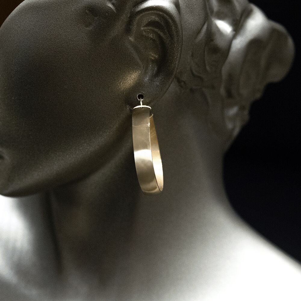 14 Ayar Tutku Parıltısı Altın Küpe