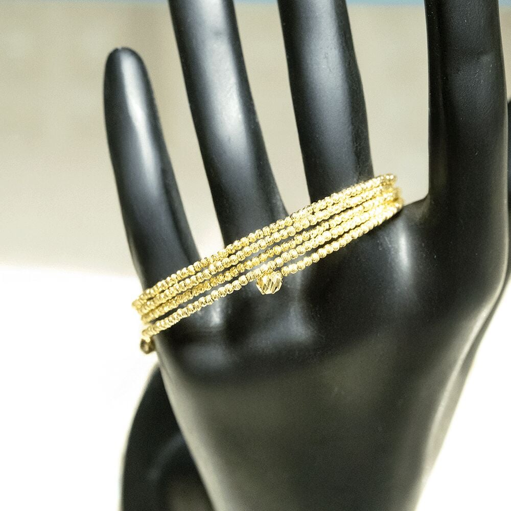 14 Ayar Dorikalı Sıra Altın Bileklik