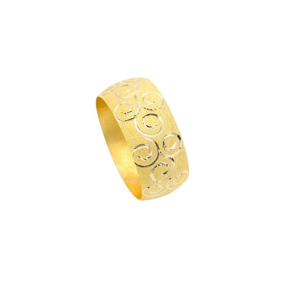 22 Ayar Yaprak Dal Çizim Detaylı Mega Altın Bilezik 30 Gr