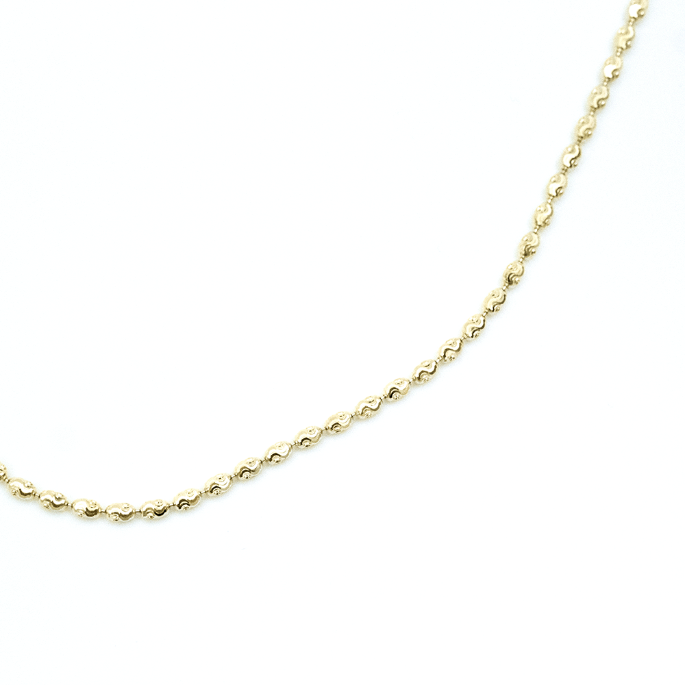 14 Ayar Sonsuz Melodi Altın Kolye