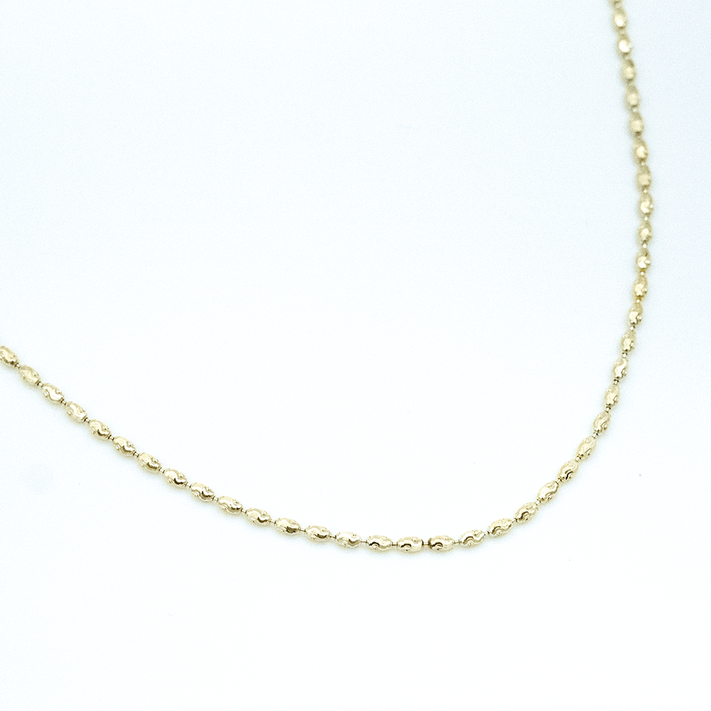 14 Ayar Zarif Dokunuş Altın Kolye