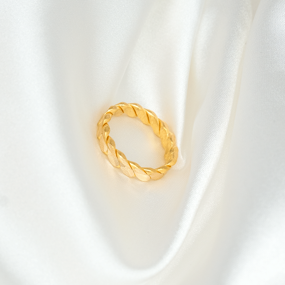 22 Ayar Burma Bilezik Model Altın Yüzük