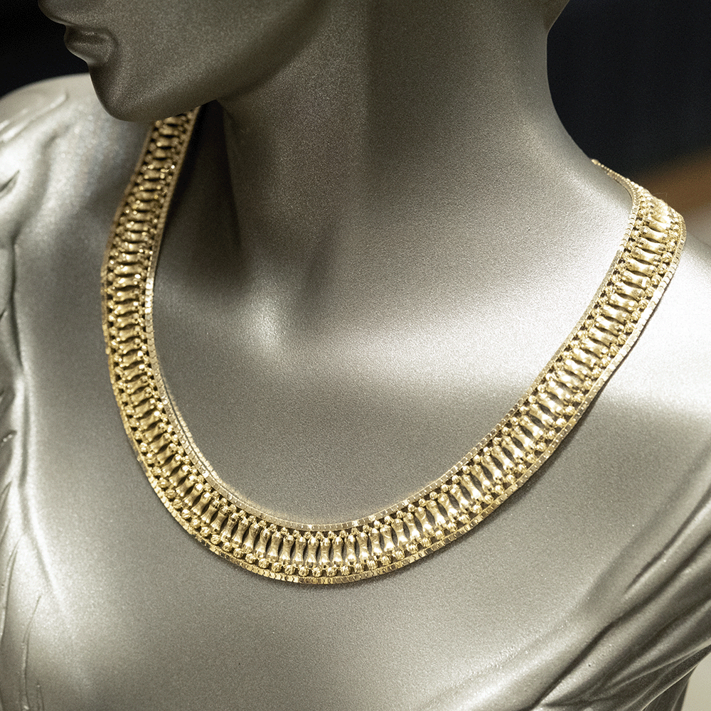 14 Ayar Suskun Umut Altın Gerdanlık Seti