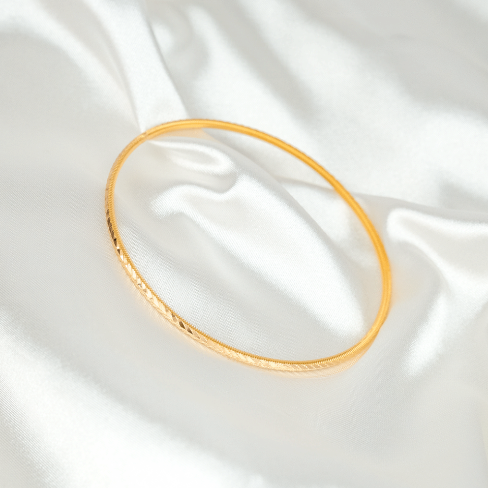 22 Ayar Başak Model Ajda Altın Bilezik 15 Gr