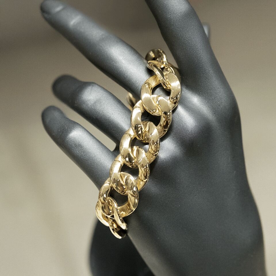 14 Ayar Solgun Şafak Altın Bileklik