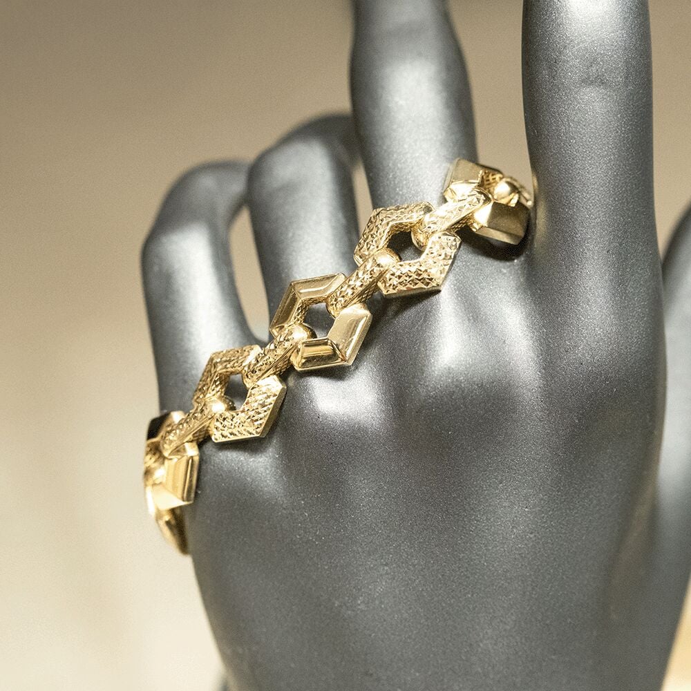 14 Ayar Yalın Akşam Altın Bileklik