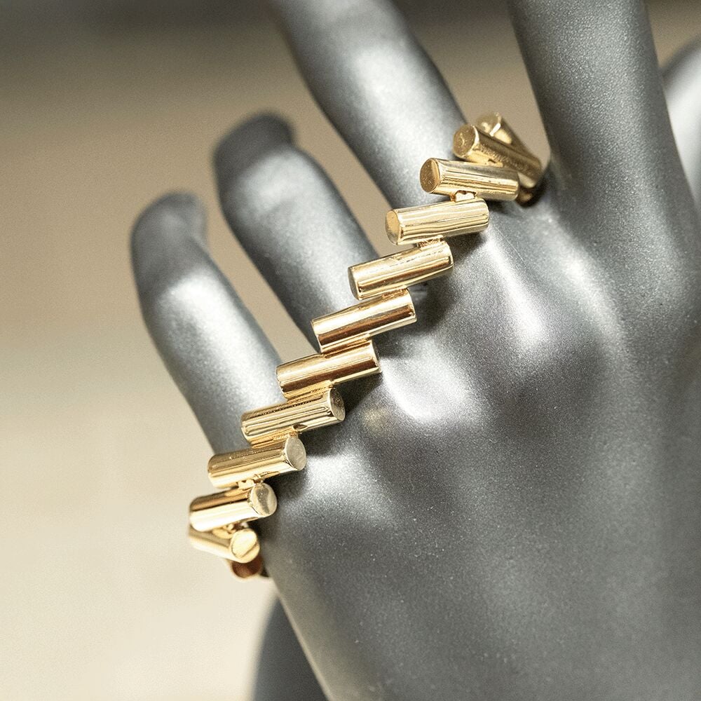 14 Ayar Serap Kıvrımı Altın Bileklik