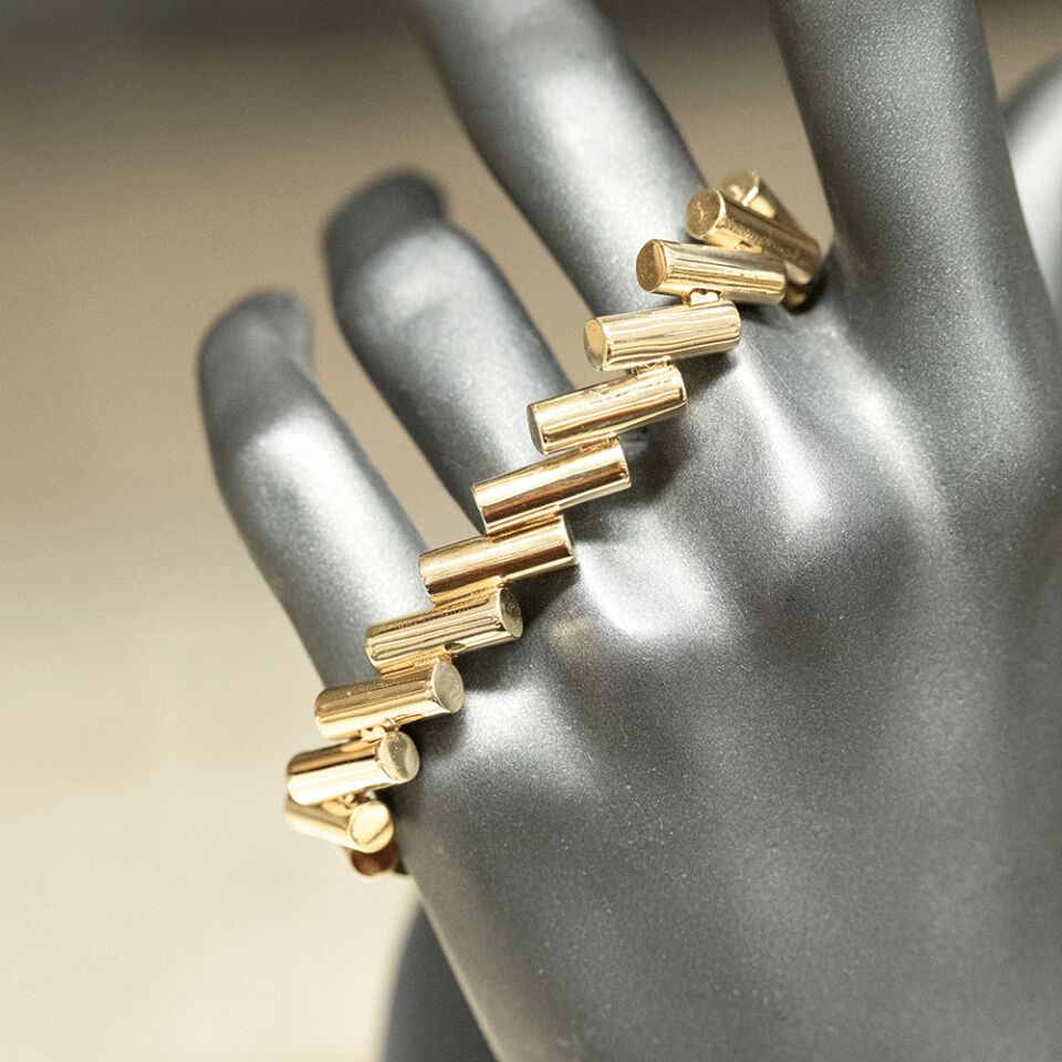 14 Ayar Serap Kıvrımı Altın Bileklik