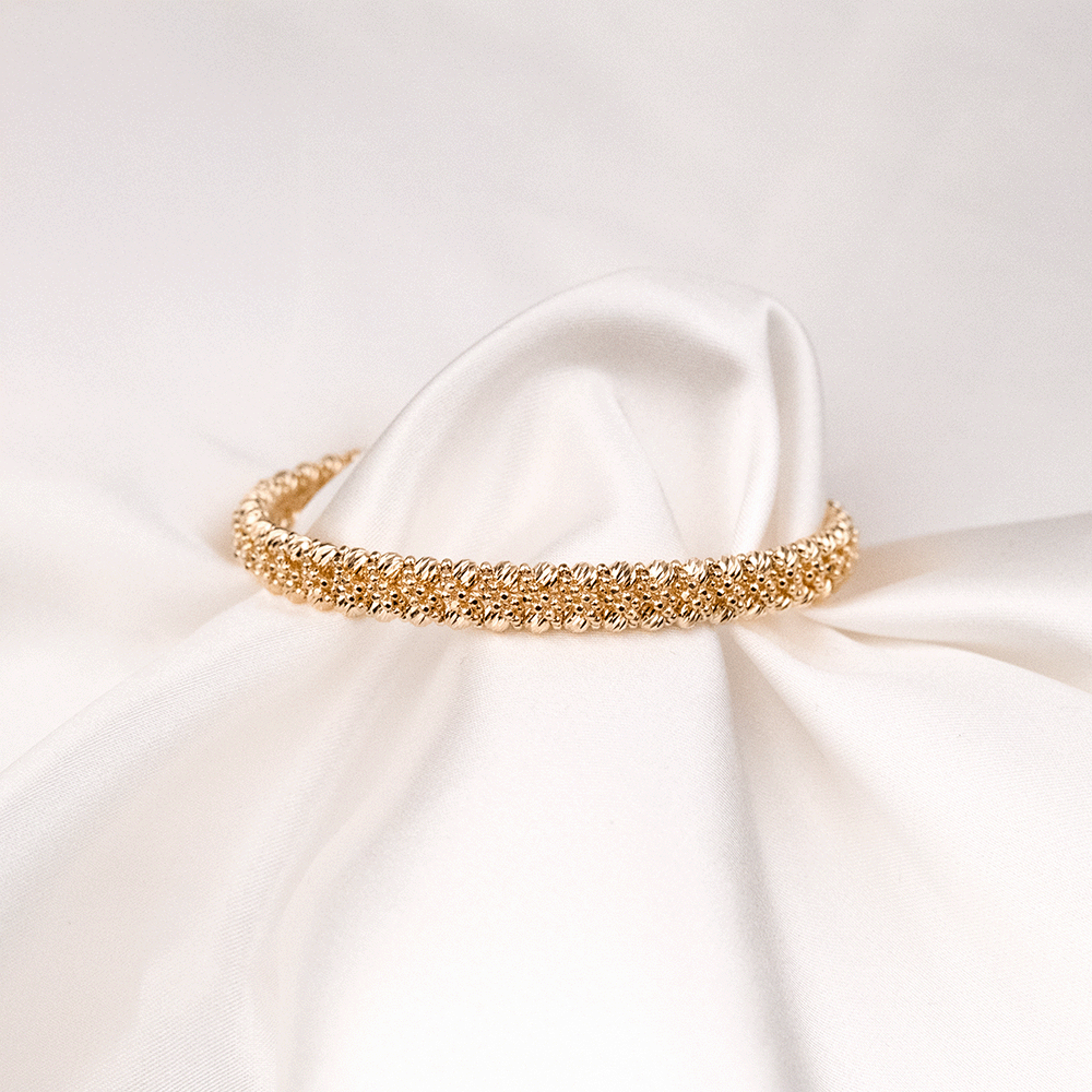 14 Ayar Dorikalı Sıralı Altın Bileklik