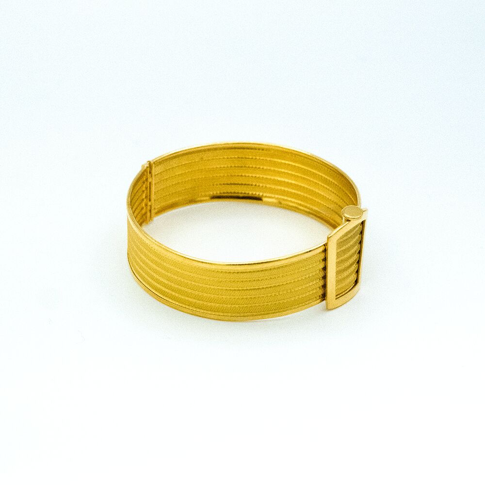 22 Ayar Vefa Zinciri Kelepçe Altın Bileklik