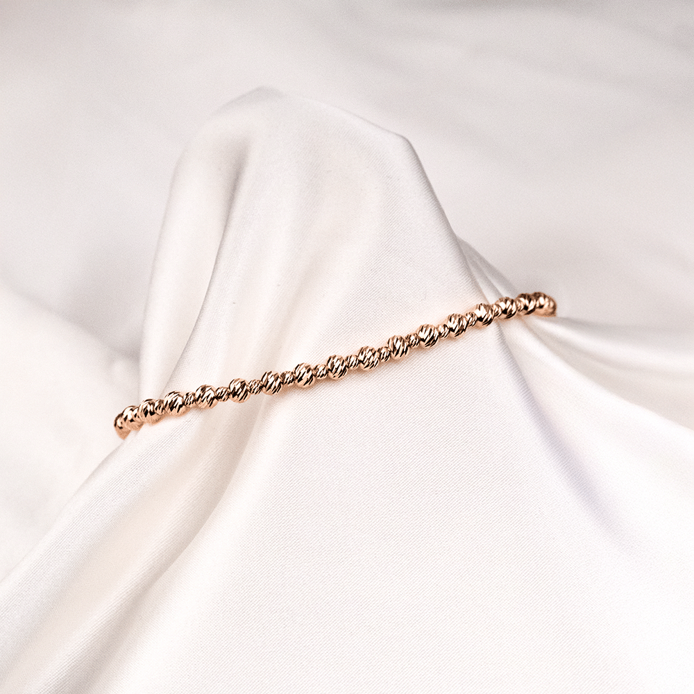 14 Ayar Dorikalı Sıralı Altın Bileklik