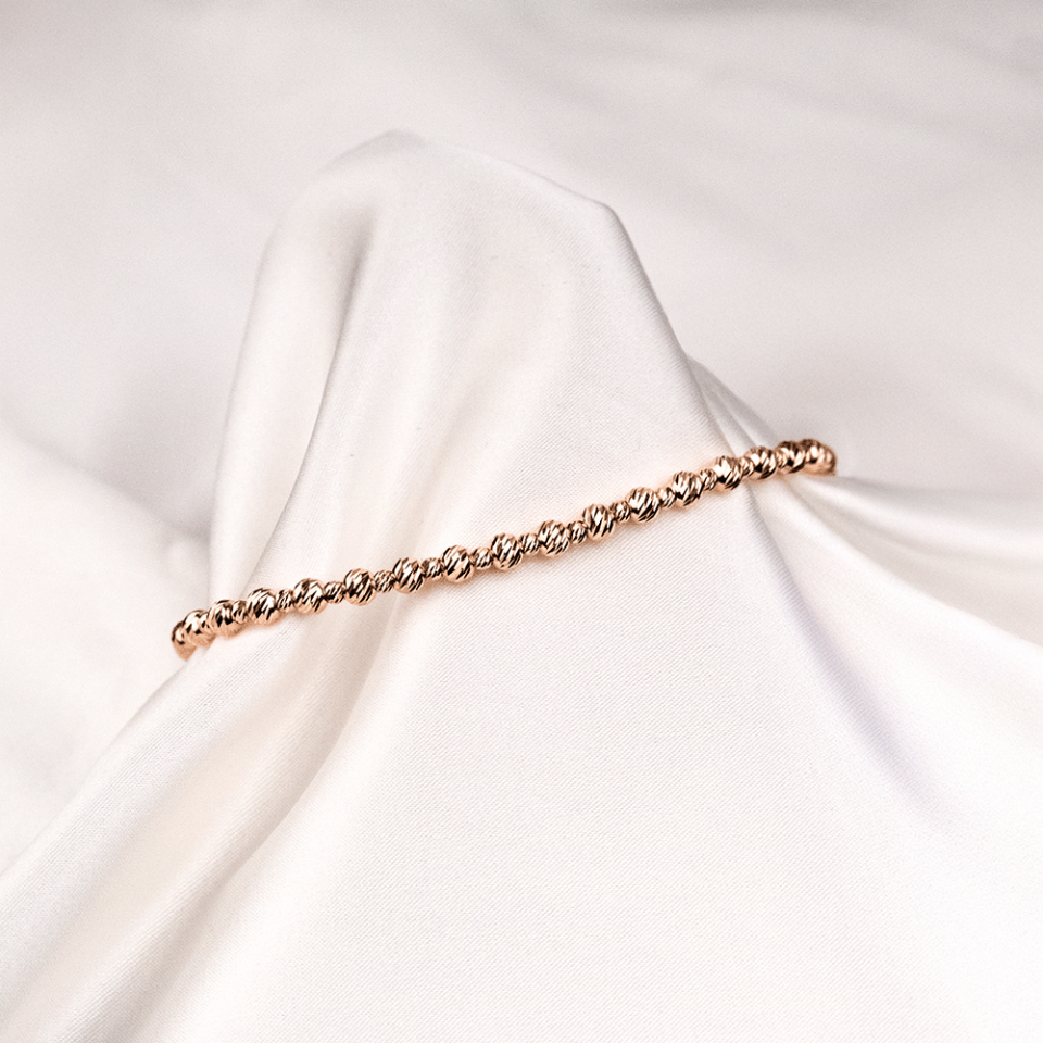 14 Ayar Dorikalı Sıralı Altın Bileklik