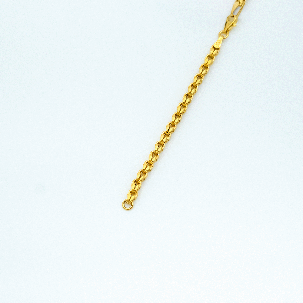 14 Ayar Doch Zincirli Sarı Altın Bileklik