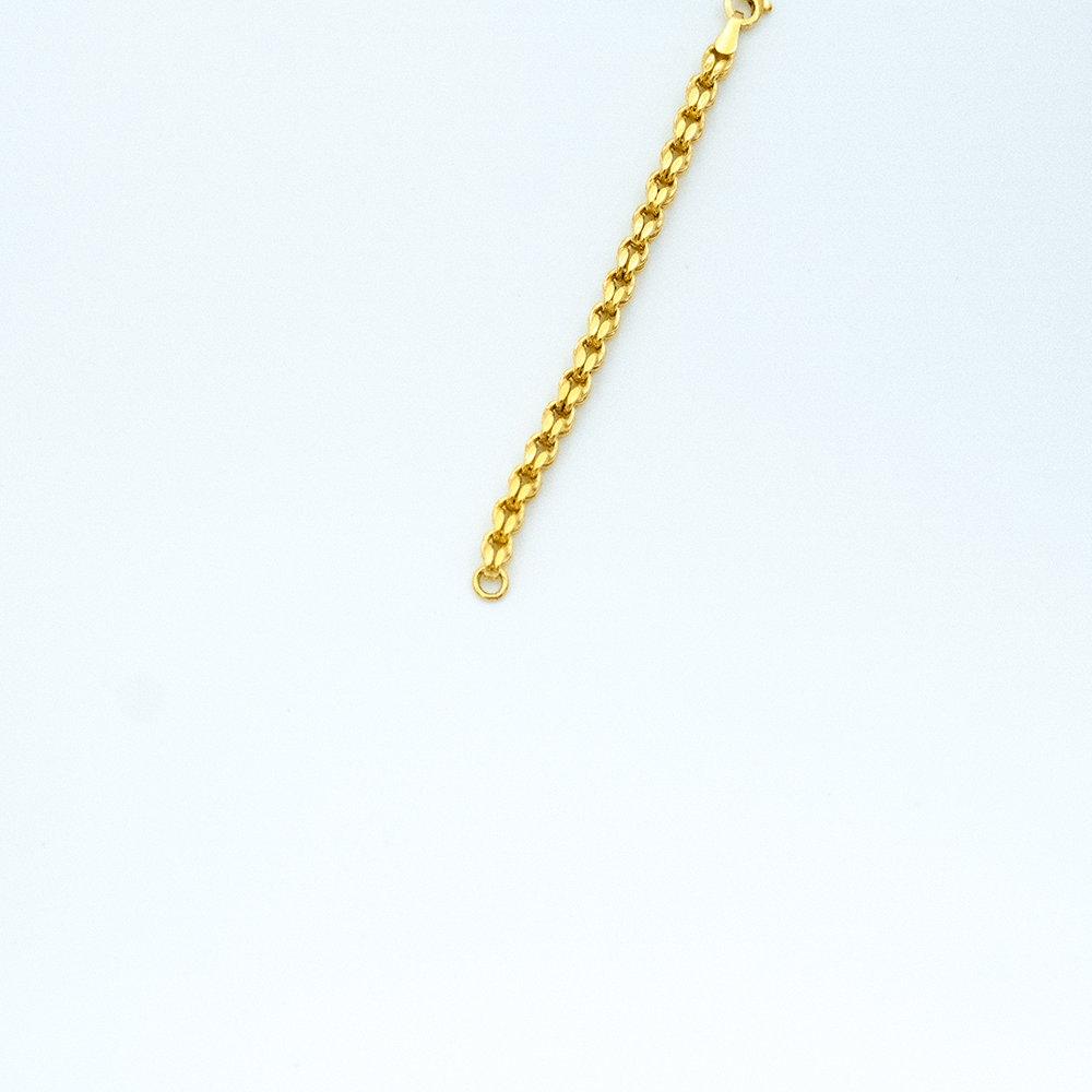 14 Ayar Zincirli Altın Bileklik