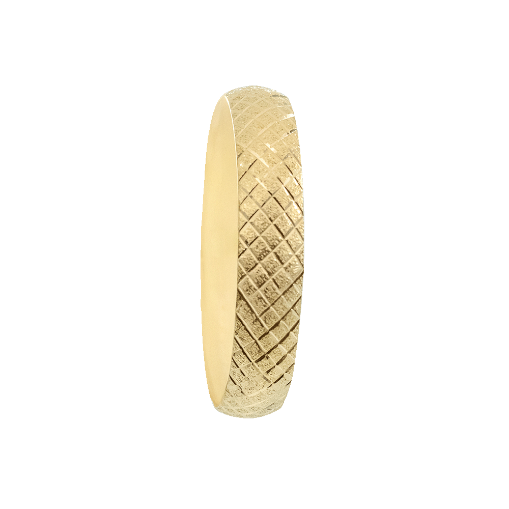 22 Ayar Çapraz Kare Desenli Işıltılı Mega Gold Altın Bilezik 40 Gr