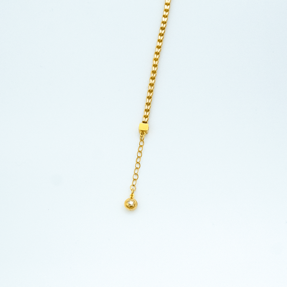 14 Ayar Dorikalı Detaylı Altın Bileklik