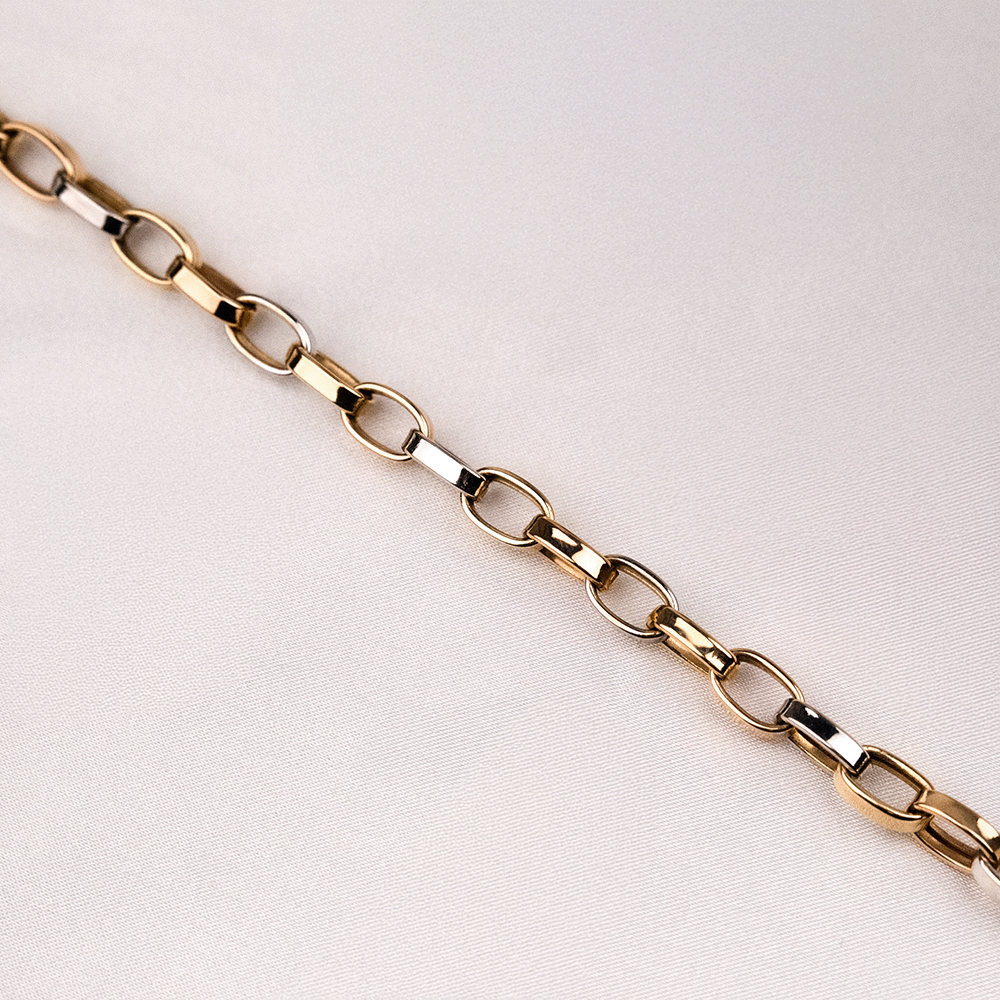 14 Ayar Ataç Halkalı Altın Bileklik