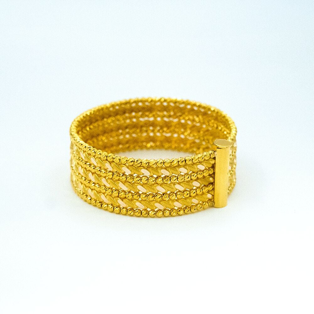 14 Ayar Sonsuz Işıltı Altın Bileklik