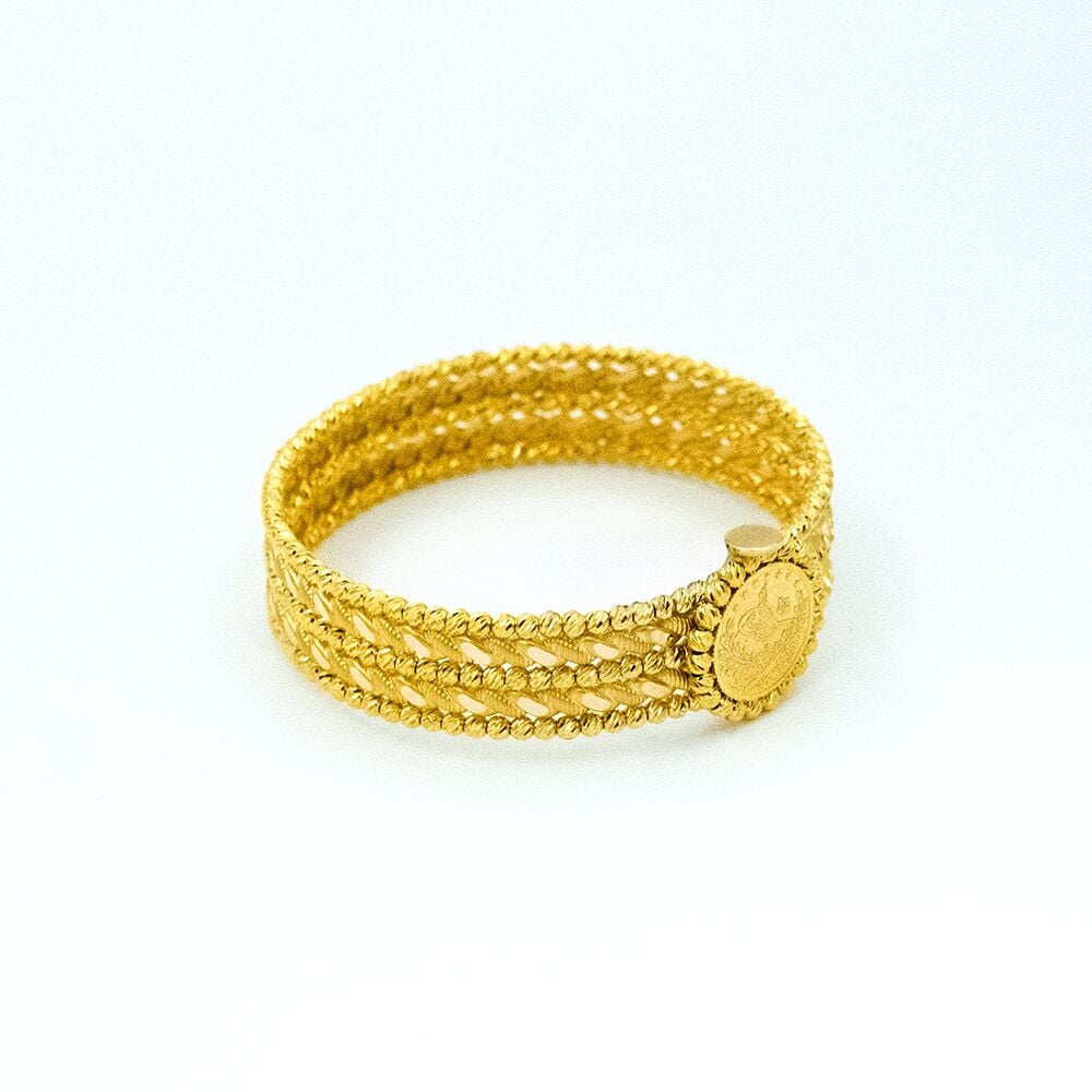 14 Ayar Yıldız İzleri Altın Bileklik