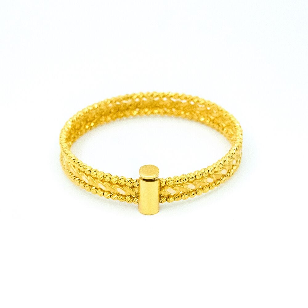 14 Ayar Işıldayan Gece Altın Bileklik