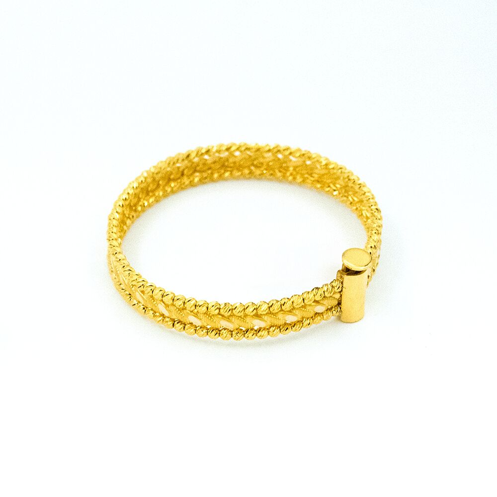 14 Ayar Işıldayan Gece Altın Bileklik