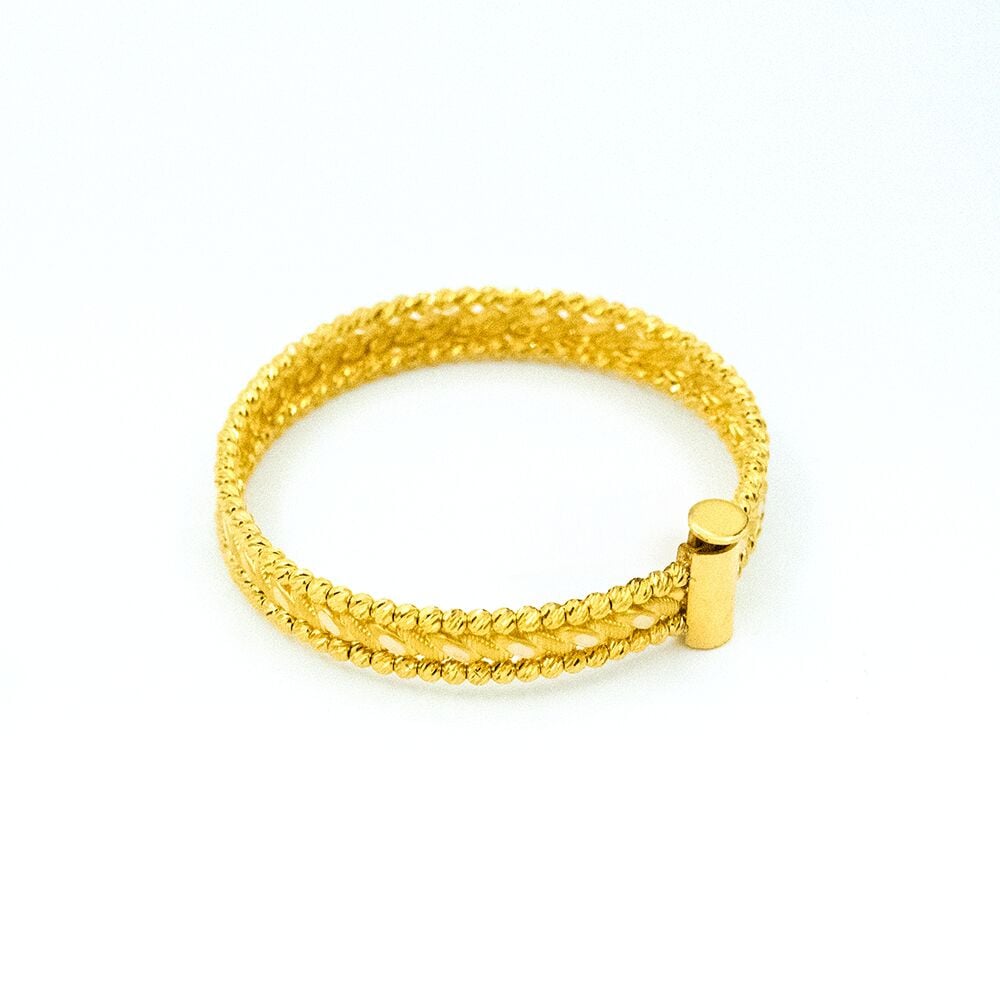 14 Ayar Işıldayan Gece Altın Bileklik