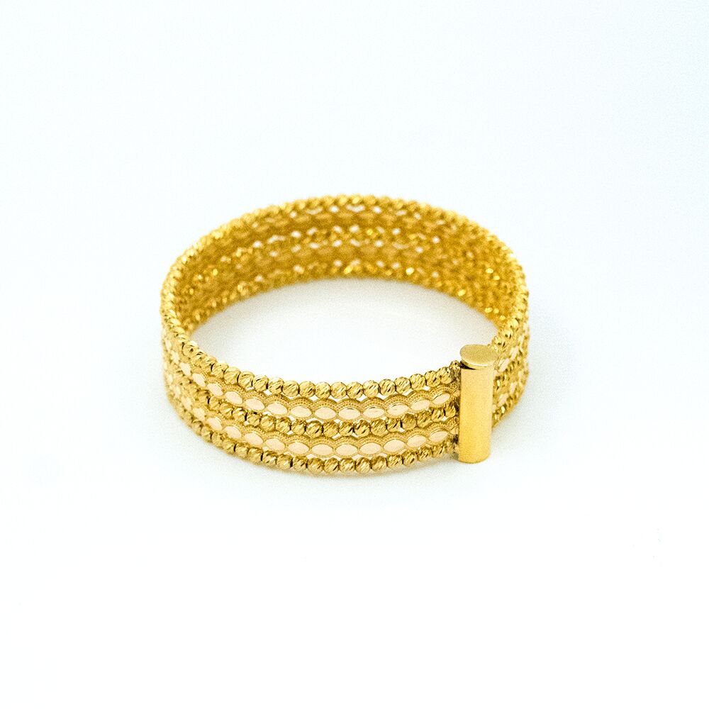 14 Ayar Gökyüzü Aydınlığı Altın Bileklik