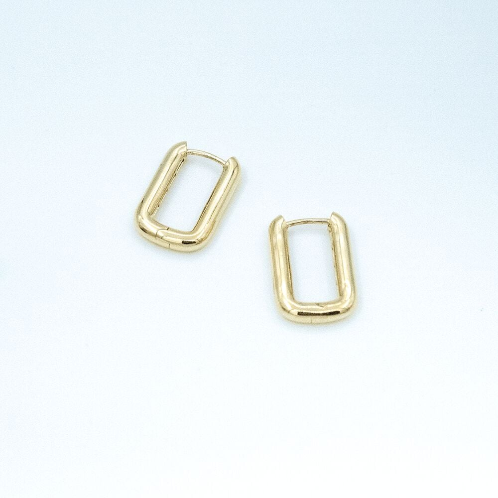 14 Ayar İnci Parıltısı Altın Küpe