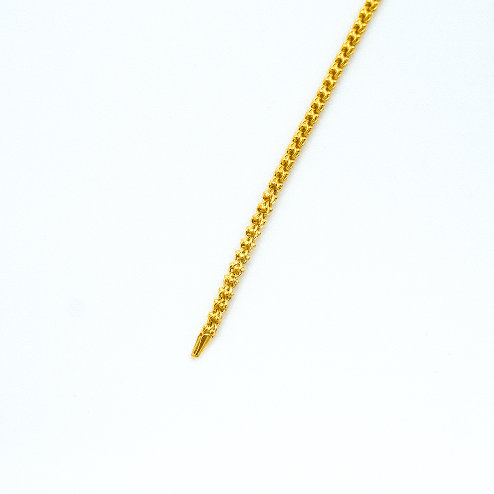 14 Ayar Top Detaylı Altın Bileklik