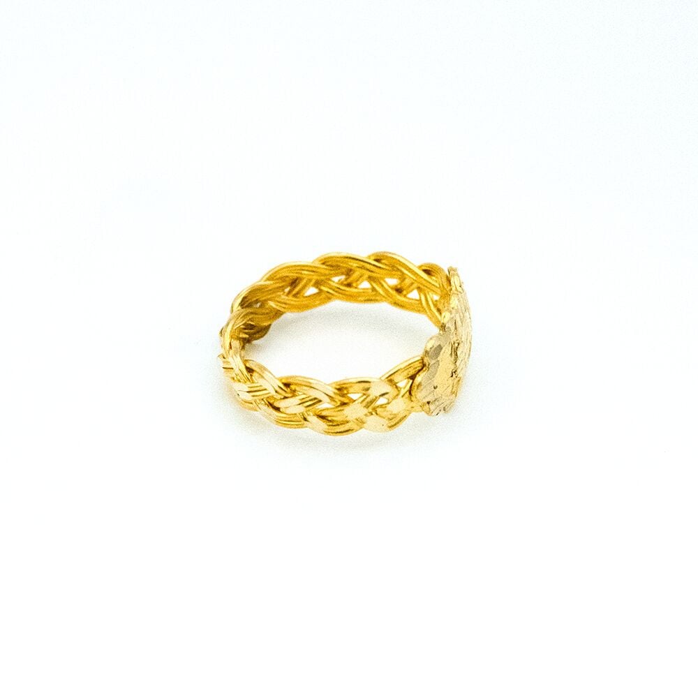 14 Ayar Hazan Mirası Altın Yüzük