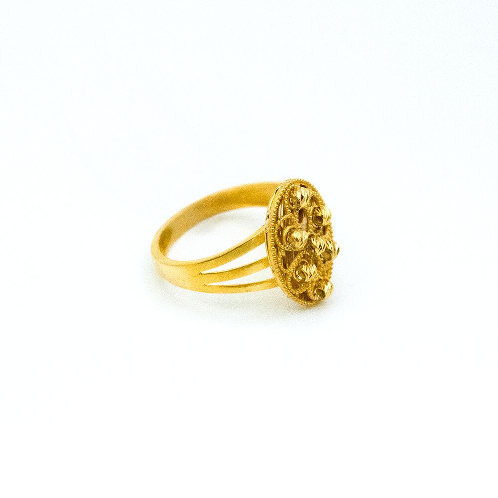 14 Ayar Fısıltı Yolu Altın Yüzük