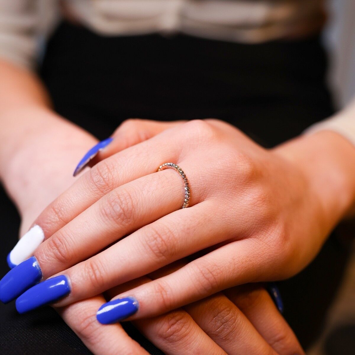 14 Ayar 3 Renk İtalyan Dorikalı Altın Yüzük