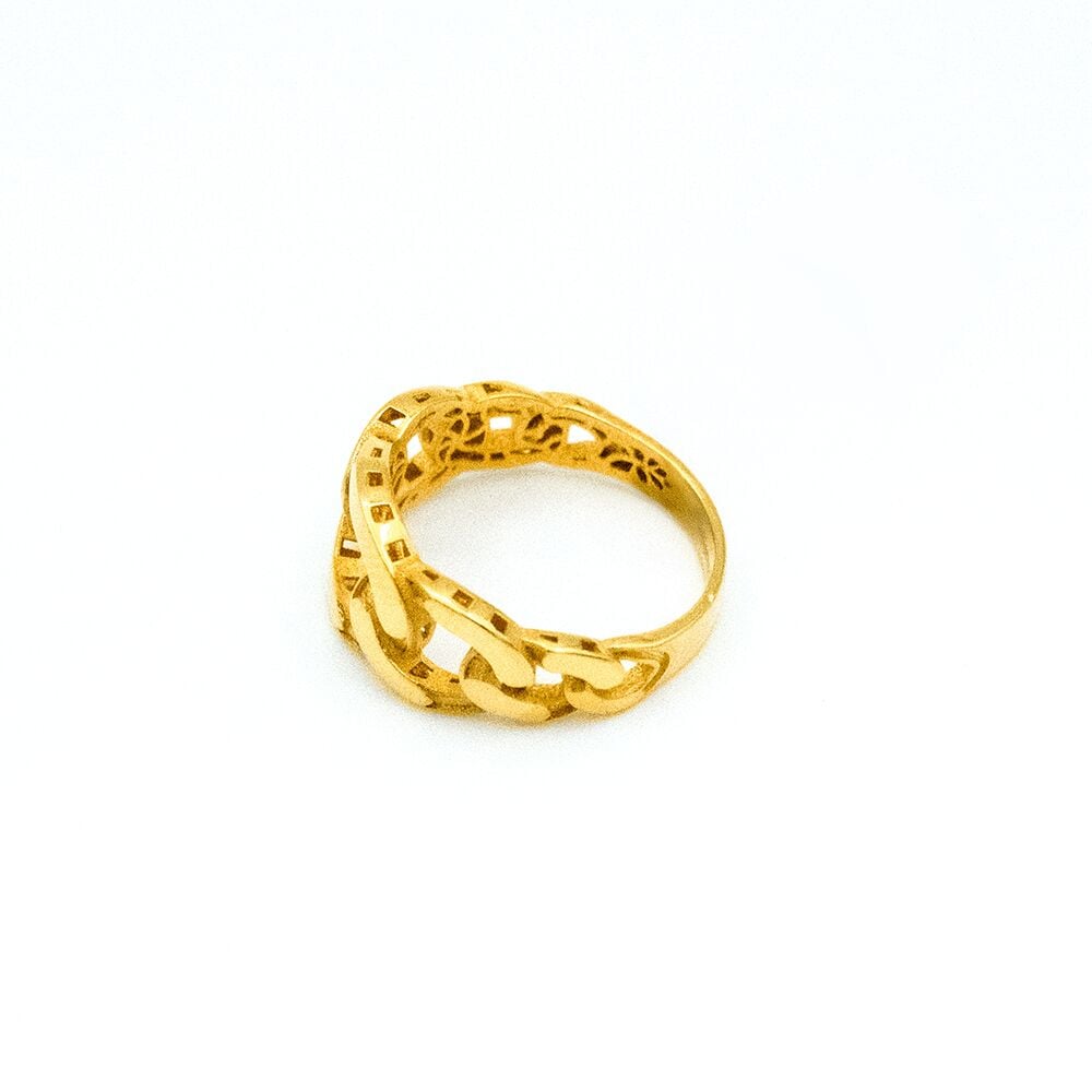 14 Ayar Kader Düğümü Altın Yüzük