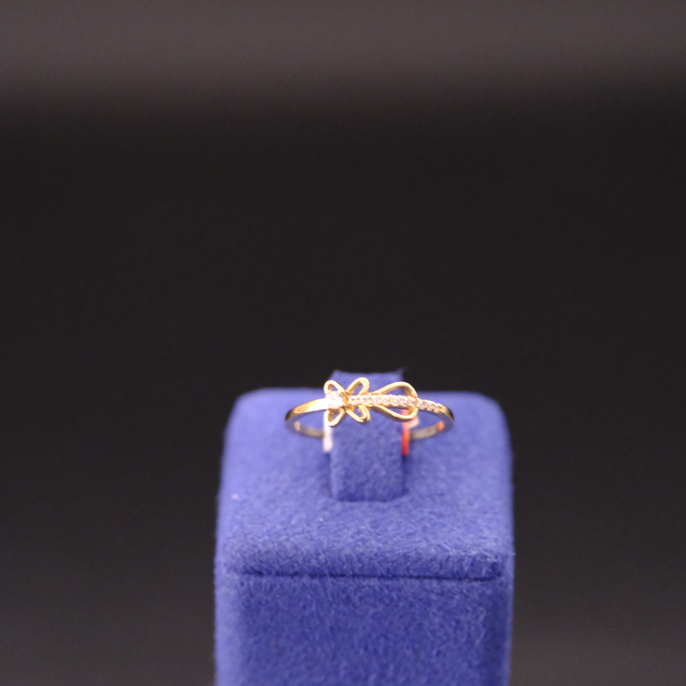 14 Ayar Düğüm Figürlü Modern Altın Yüzük