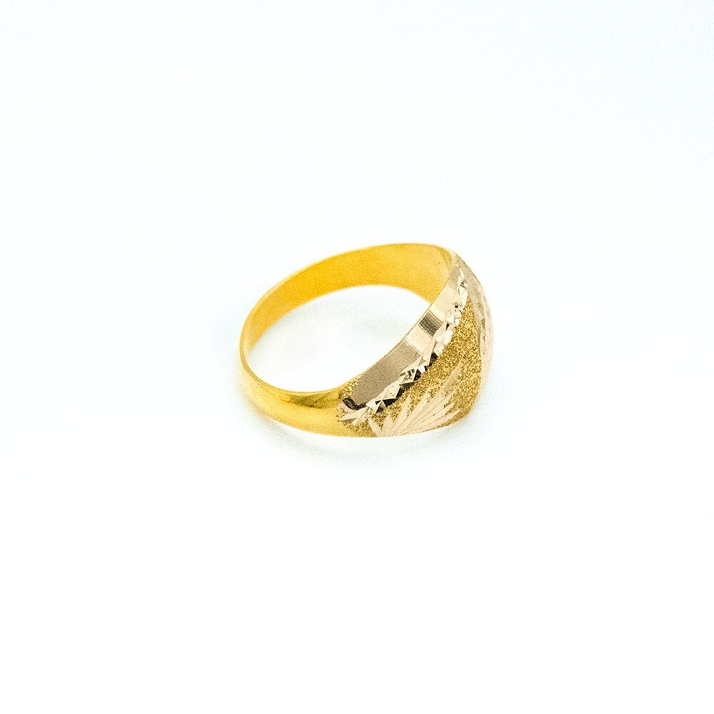 14 Ayar Gölge Dalgası Altın Yüzük