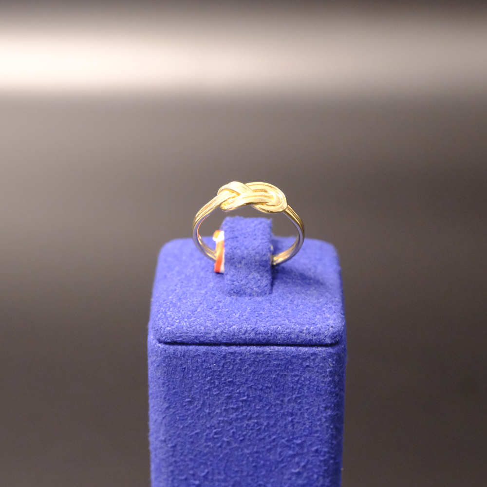 14 Ayar Sonsuz Düğüm Altın Yüzük