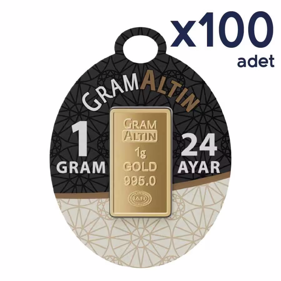 İAR 24 Ayar Külçe Gram Altın 100 Gr