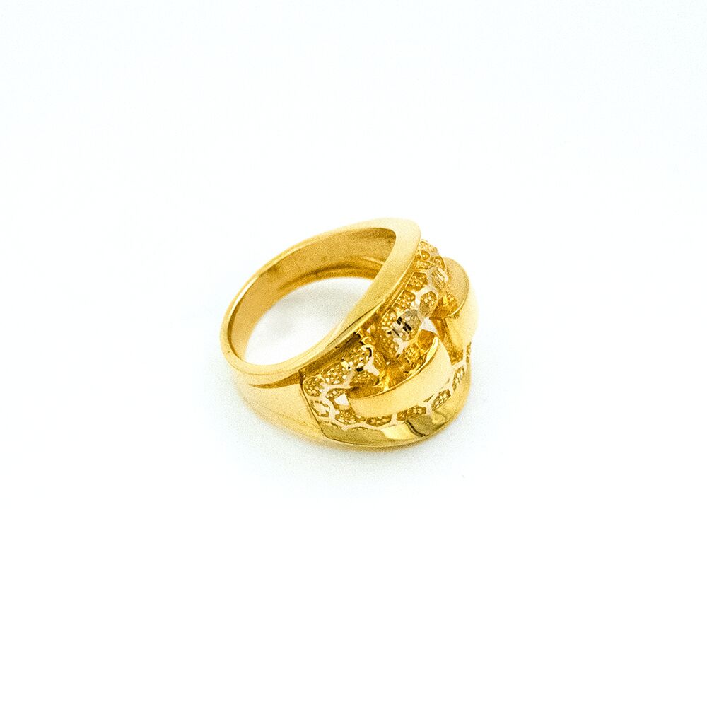 14 Ayar Serap Yankısı Altın Yüzük