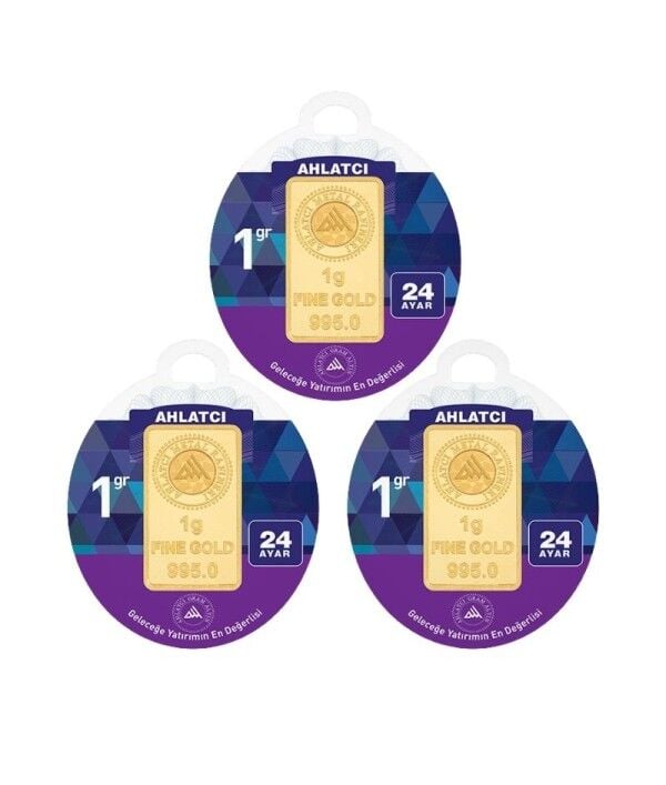 Ahlatçı 24 Ayar Külçe Gram Altın 3 Gr